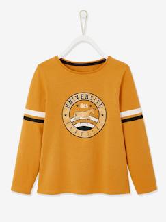 Maedchenkleidung-Shirts & Rollkragenpullover-Shirts-Bio-Kollektion: Mädchen Shirt, College-Style