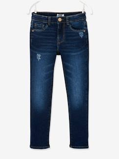 Maedchenkleidung-Mädchen Slim-Fit-Jeans WATERLESS, Hüftweite COMFORT