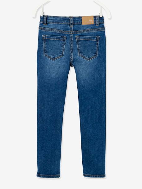 Mädchen Slim-Fit-Jeans WATERLESS, Hüftweite SLIM - blue stone+dark blue+schwarz - 4
