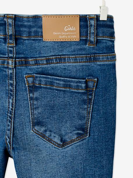 Mädchen Slim-Fit-Jeans WATERLESS, Hüftweite SLIM - blue stone+dark blue+grau+schwarz - 6