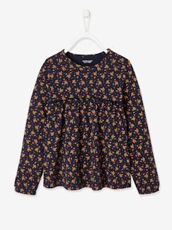 Maedchenkleidung-Shirts & Rollkragenpullover-Shirts-Mädchen Blusenshirt, Blumen Oeko-Tex