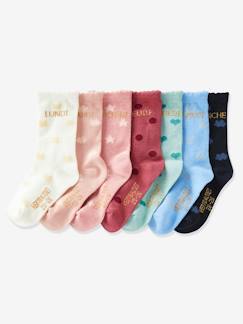Maedchenkleidung-Unterwäsche, Socken, Strumpfhosen-Socken-7er-Pack Mädchen Socken  Oeko Tex®