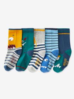 Jungenkleidung-Unterwäsche & Socken-5er-Pack Jungen Socken, Monster Oeko Tex®