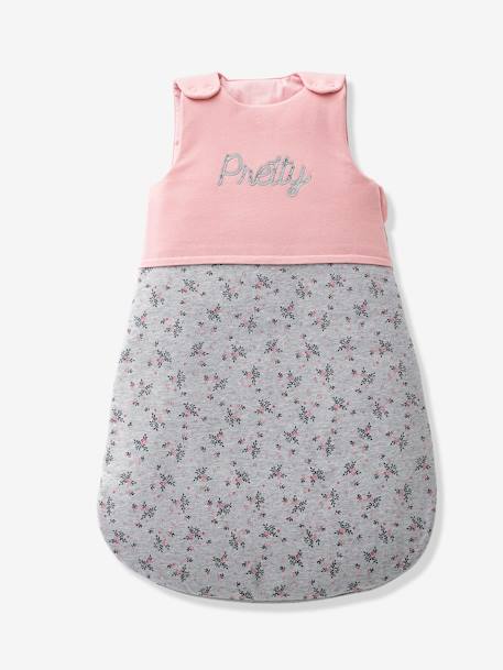 Baby Schlafsack ,,Pretty Baby', Ärmel abnehmbar  Oeko Tex® - rosa/mehrfarbig bedruckt - 2