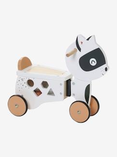 Spielzeug-Baby-Schaukeltiere, Lauflernwagen, Lauflernhilfe & Rutschfahrzeuge-Kinder Rutschfahrzeug WASCHBÄR, Holz FSC®