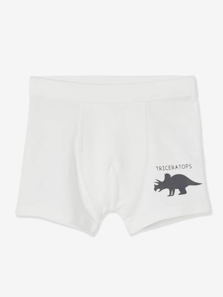 7er-Pack Jungen Boxershorts, Dinosaurier Oeko-Tex - pack wollweiß - 2