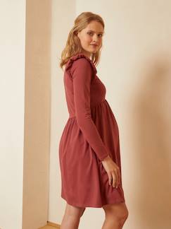 -Kurzes Kleid für Schwangerschaft & Stillzeit  Oeko-Tex