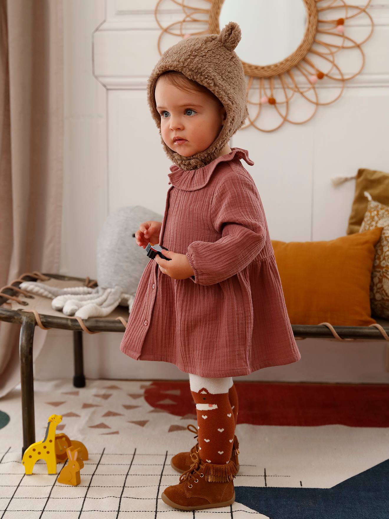 Kinder Mädchen Kleider Kurze Kleider Rockabye-baby Kurze Kleider Pink/ white dress & top 