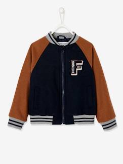 Jungenkleidung-Jungen Blouson, College-Style, Recycling-Polyester