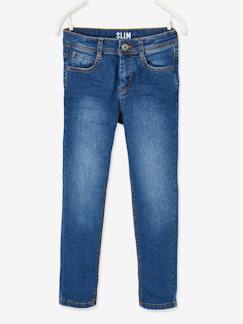 Jungenkleidung-Jungen Slim-Fit-Jeans WATERLESS, Hüftweite COMFORT Oeko-Tex