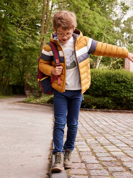 Jungen Schnürboots mit Reißverschluss - dunkelkhaki - 7