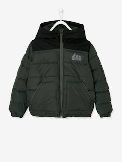 Jungen Steppjacke mit Kapuze, Recycling-Polyester -  - [numero-image]
