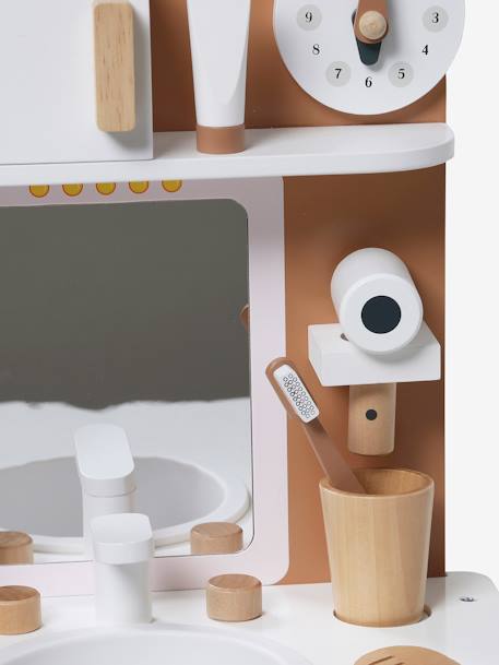 Kinder Spiel-Badezimmer aus Holz FSC® - mehrfarbig - 6