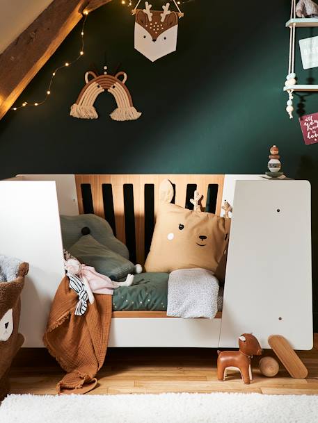 Baby Bettbezug ohne Kissenbezug GRÜNER WALD, Reh Oeko-Tex - grün - 3