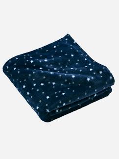 Dekoration & Bettwäsche-Baby Decke mit Sternen, Mikrofaser Oeko-Tex
