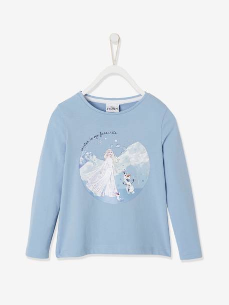 Kinder Shirt mit Elsa und Olaf Disney DIE EISKÖNIGIN 2 - hellblau - 1