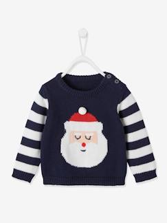 -Baby Pullover, Weihnachtsmann Oeko-Tex