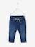 Baby Jeans, Schlupfbund Oeko Tex - dark blue+double stone - 1