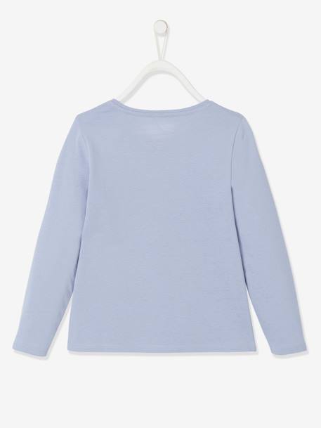 Mädchen Shirt mit Message-Print, Glanzdetails Oeko Tex® - blaugrau+dunkelgrün+marine+marine+rosa+rot+zartrosa - 2