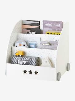 Kinderzimmer-Aufbewahrung-Spielzeugkisten & Truhen-Bücherregal "Sirius" für Kinderzimmer