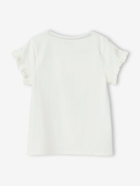 Mädchen T-Shirt Oeko-Tex - pudrig rosa+wollweiß+wollweiß+zartrosa - 8