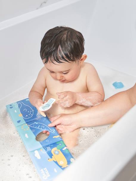 Buch mit Badewannen-Sticker aus Schaumstoff BADABULLE - mehrfarbig - 6