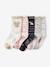 5er-Pack Mädchen Socken, Regenbogen Oeko-Tex® - pack wollweiß - 1