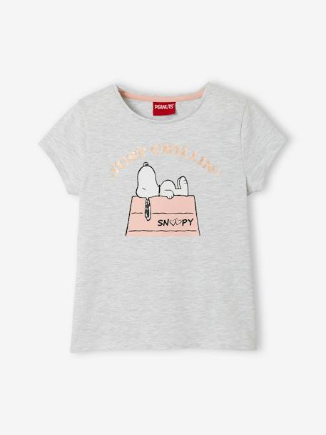 Mädchen T-Shirt PEANUTS  SNOOPY - grau - 1