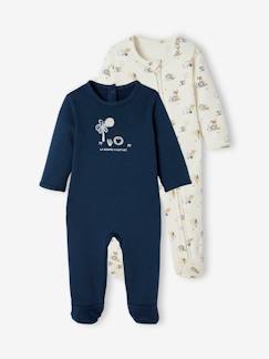 Babymode-2er-Pack Baby Strampler aus Sweatware  Oeko-Tex