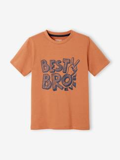 Jungen T-Shirt mit Schriftzug oder Print BASIC Oeko-Tex -  - [numero-image]