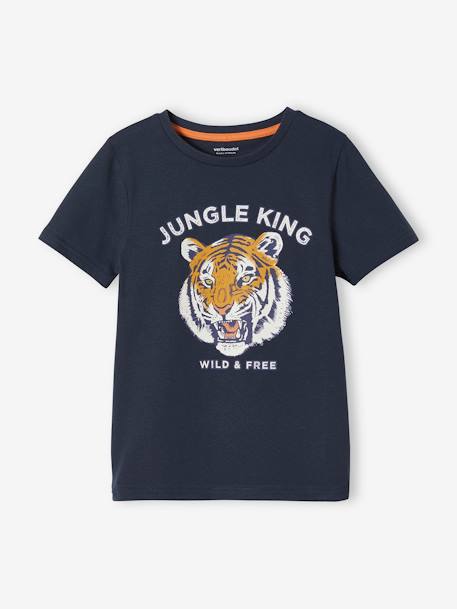 Jungen T-Shirt mit Print Oeko-Tex - blau - 2