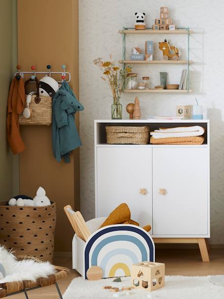 Kinderzimmer Wandgarderobe SIXTIES - weiß/mehrfarbig - 9