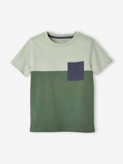 Jungenkleidung-Jungen T-Shirt, Colorblock Oeko-Tex