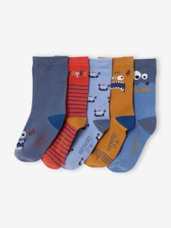 Jungenkleidung-Unterwäsche & Socken-Socken-5er-Pack Jungen Socken, Monster Oeko-Tex®