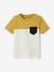 Jungen Baby T-Shirt, Colorblock - gelb+grün/weiß - 1