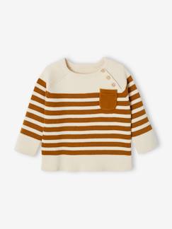 Babymode-Pullover, Strickjacken & Sweatshirts-Baby Pullover, Streifen Oeko-Tex®