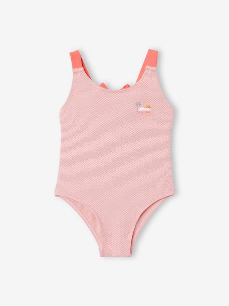 Mädchen Badeanzug - rosa - 1