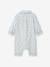 Einteiliger Baby Schlafanzug, Flanell  Oeko-Tex - wollweiß kariert - 3