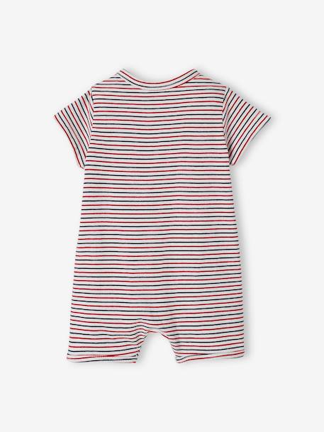 2er-Pack Jungen Baby Kurzoveralls Oeko-Tex - pack wollweiß - 4