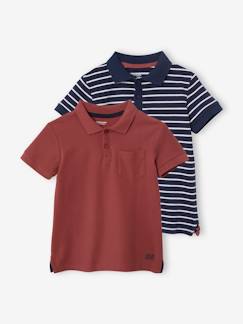 Günstige Mehrstück-Packungen-Jungenkleidung-Shirts, Poloshirts & Rollkragenpullover-2er-Pack Jungen Poloshirts, Pikee Oeko-Tex