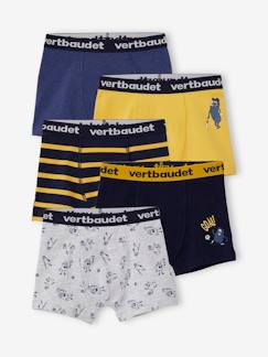 Jungenkleidung-Unterwäsche & Socken-Unterhosen & Boxershorts-5er-Pack Jungen Boxershorts, Monster Oeko-Tex®
