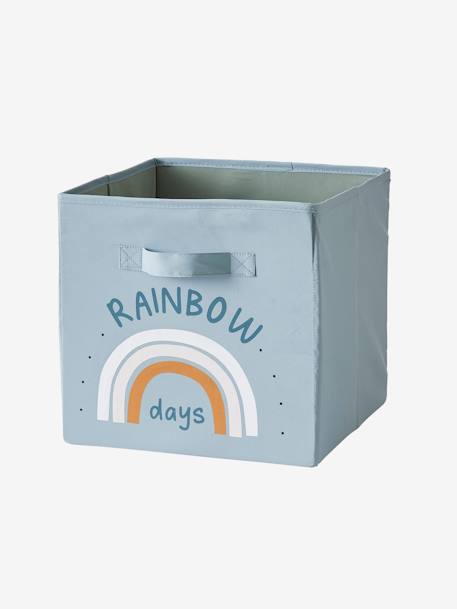 3er-Set Kinder Aufbewahrungsboxen „Mini Zoo“ - blaugrau/grau/weiß bedruckt - 2