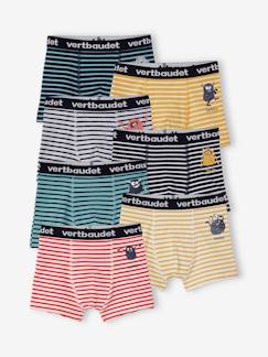 Günstige Mehrstück-Packungen-Jungenkleidung-Unterwäsche & Socken-7er-Pack Jungen Boxershorts, Monster Oeko-Tex