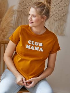Umstandsmode-Bio-Kollektion: T-Shirt für Schwangerschaft & Stillzeit CLUB MAMA, personalisierbar