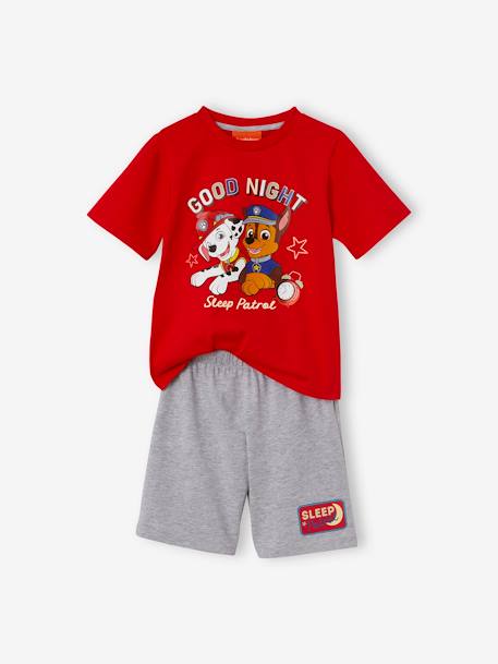 Kurzer Jungen Schlafanzug PAW PATROL - rot+grau - 1