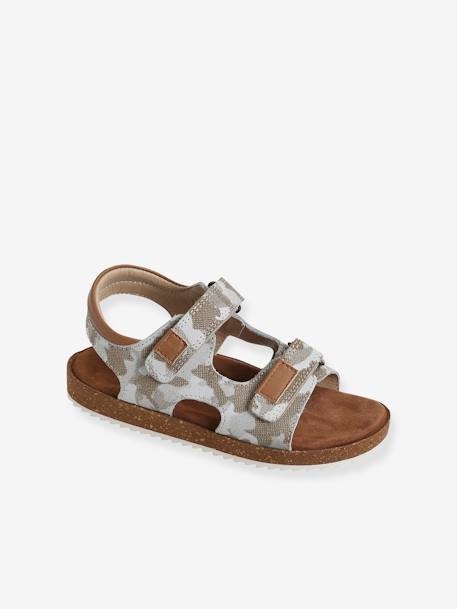 Jungen Sandalen - grau+marine+taupe - 1