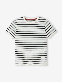 Jungenkleidung-Jungen T-Shirt mit Streifen Oeko-Tex