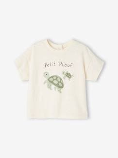 Shirts & Shorts-Babymode-Shirts & Rollkragenpullover-Bio-Kollektion: Baby T-Shirt mit Meeres-Motiven