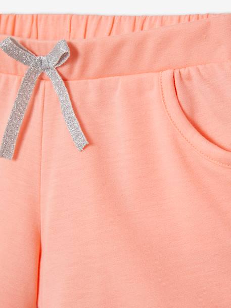 Sport-Shorts für Mädchen Oeko-Tex - dunkelblau+rosa+ziegel - 7