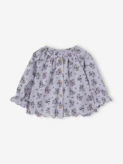Günstige Mehrstück-Packungen-Babymode-Hemden & Blusen-Baby Bluse mit gewellten Abschlüssen